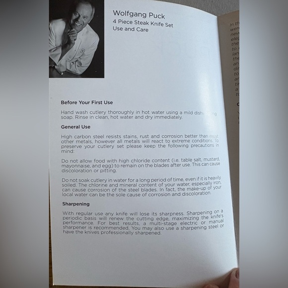 Wolfgang Puck 4-piece Special Edition Steak Knife Set - Picture 4 of 5